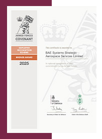 Armed Forces Covenant - Bronze Certificate